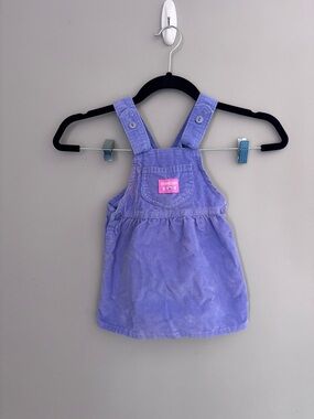 Vintage Made in USA Oshkosh corduroy overalls dress - 3T